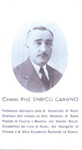 Pagellina funebre di E. Carano