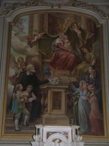 I Santi Patroni S. Filippo e S. Sofia ai piedi della Vergine (Chiesa Madre, transetto)