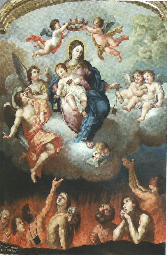 Les merveilles divines dans les âmes du purgatoire - Page 2 La-Madonna-del-Carmelo